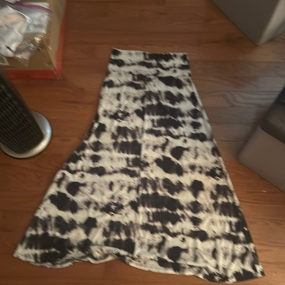 Tie dye maxi skirt full length